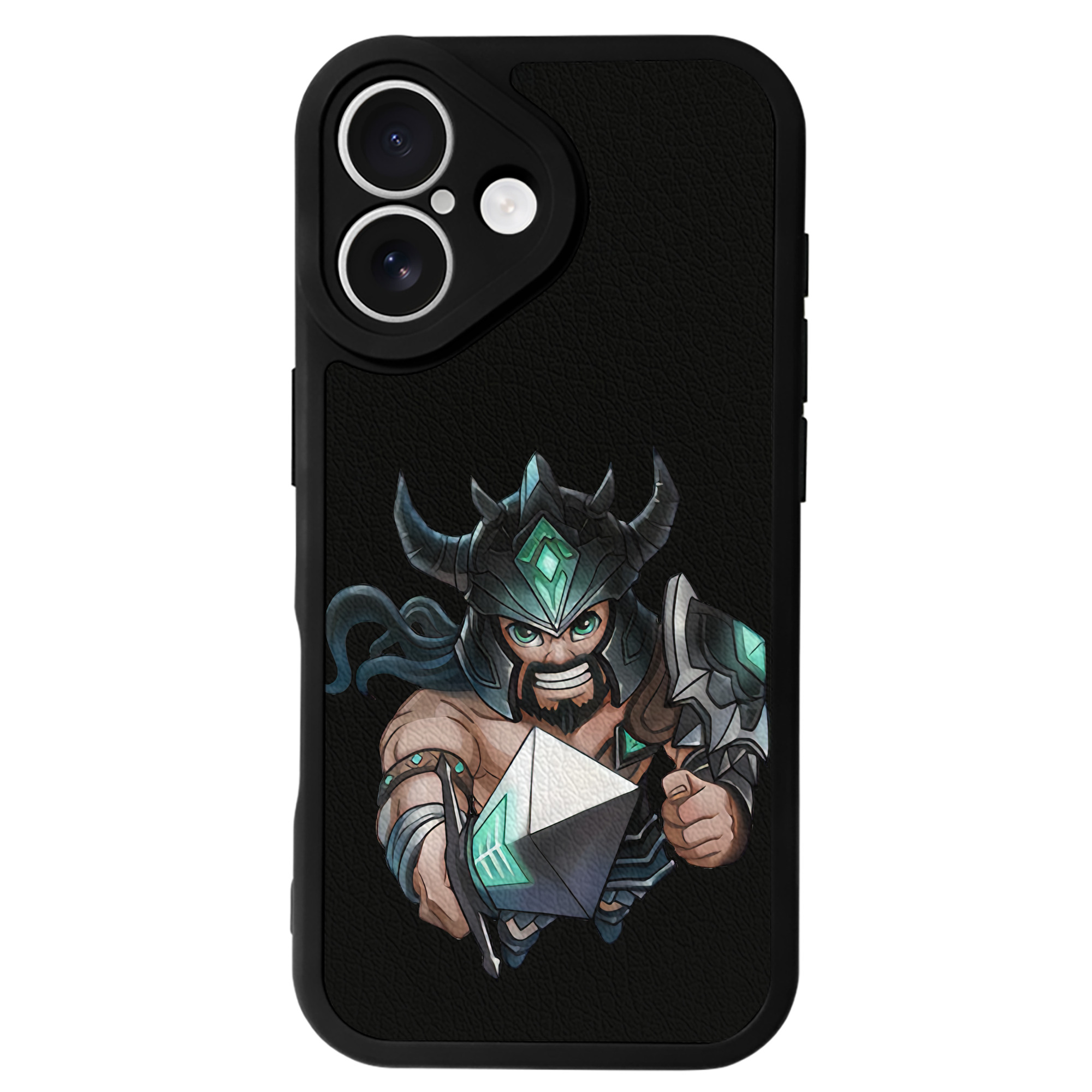 リーグ・オブ・レジェンド League of Legends LOL 【iPhone 16シリーズ対応】シリコンスマホケース（レザー調） 材質：シリコン